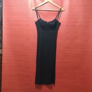 NWOT DOLCE & GABBANA Black dress. Corset top fitting.. Size 28